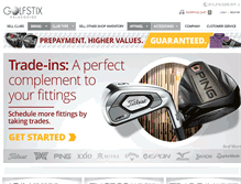 Tablet Screenshot of golfstixvalueguide.com